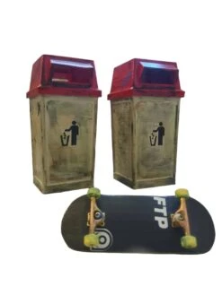 MUNICIPAL BIN(THRASHED)