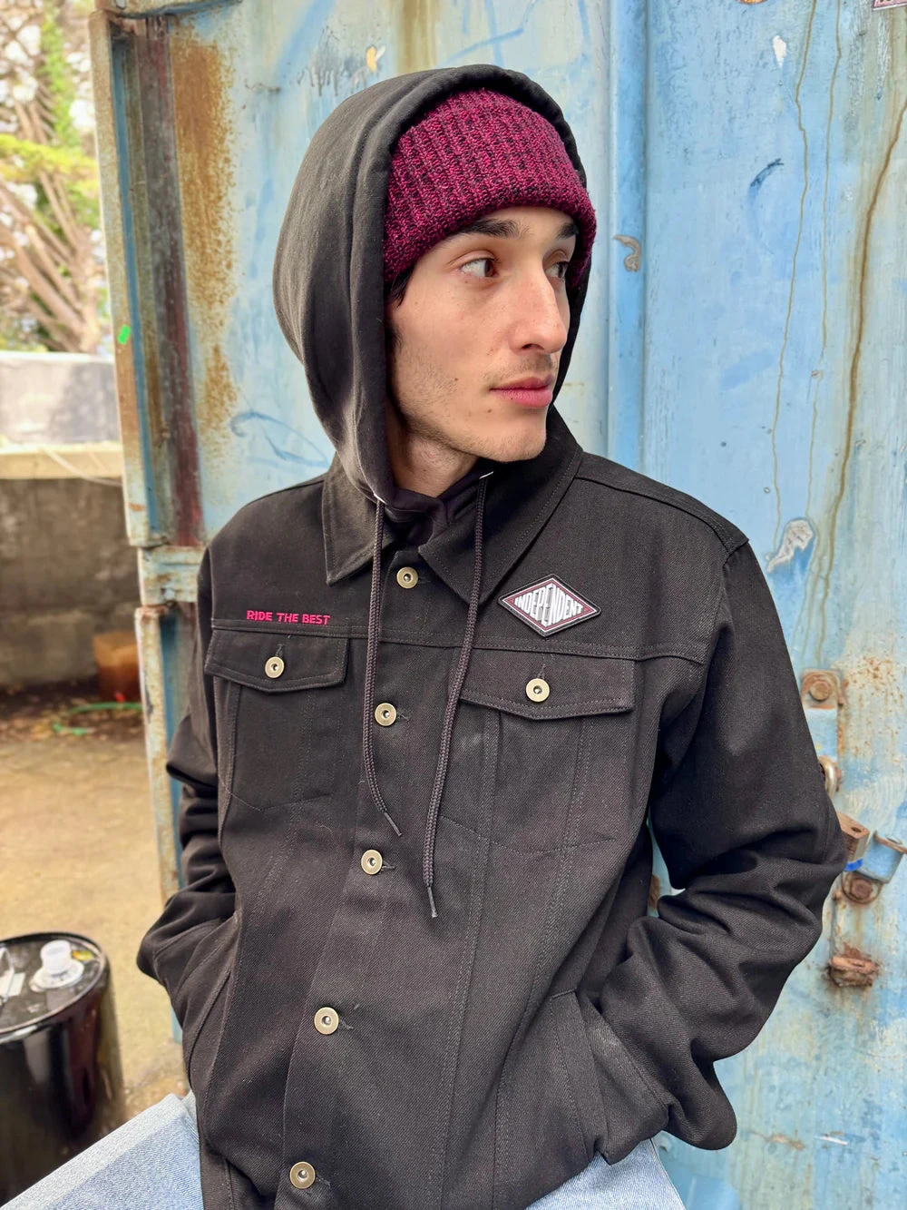INDEPENDENT TRUCKS DEPTH SUMMIT DENIM JACKET -Modern Skate Store 44643419 144413 82309 Depth Summit Independent Mens Denim Jacket color raw black 1000x 1ee65eeb 164d 4303 9625 c0bf7cd8d7b9