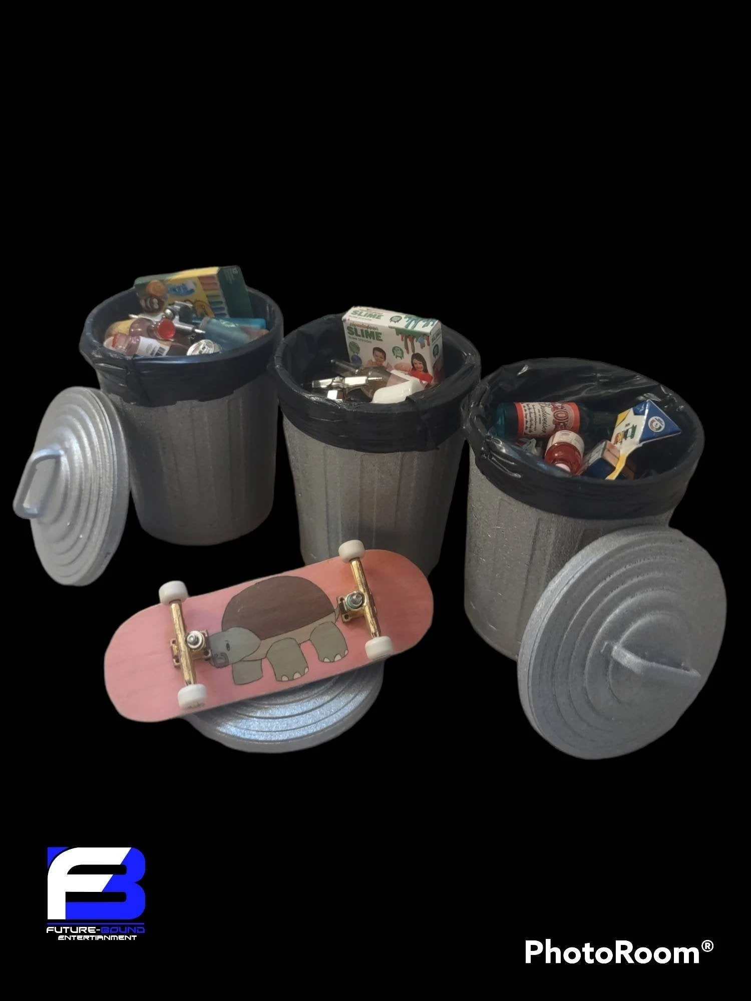 METAL TRASH CAN METAL TRASH CAN -Modern Skate Store