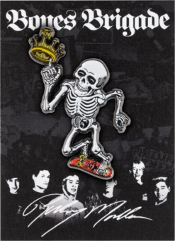 BONES BRIGADE SERIES 15 LAPEL PIN -Modern Skate Store BONESBRIGADESERIES15LAPELPINMULLEN AJSBBMU15