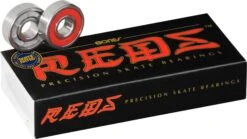 BONES REDS 7MM ROLLER SKATE BEARINGS (16-PACK)