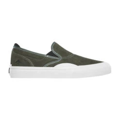 EMERICA WINO G6 SLIP-ON MEN'S SHOES 8 EMERICA WINO G6 SLIP-ON MEN'S SHOES -Modern Skate Store Emerica WinoSlipOn OliveWhite Side 1800x1800 434e85a6 ff13 4d5c 97c5 ae85807c80d6
