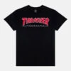THRASHER OUTLINED T-SHIRT -Modern Skate Store OUTLINED BLACK SHIRT 1