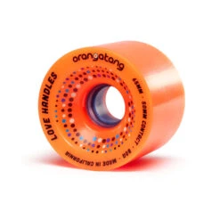 ORANGATANG LOVE HANDLES LONGBOARD WHEELS 5 ORANGATANG LOVE HANDLES LONGBOARD WHEELS -Modern Skate Store Orangatang Love Handles axonometric 80a Orange 2048p