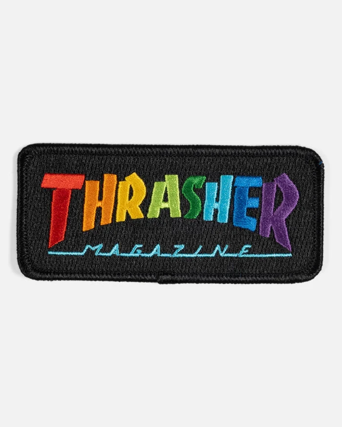 THRASHER RAINBOW MAG PATCH THRASHER RAINBOW MAG PATCH -Modern Skate Store RAINBOW PATCH 1