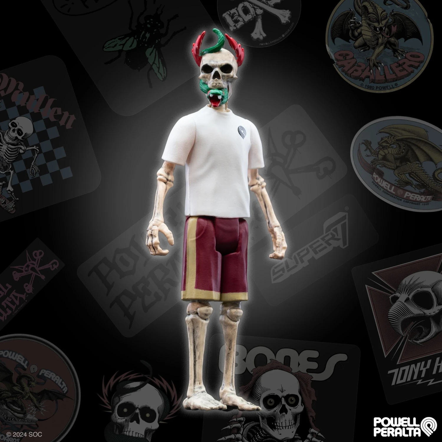SUPER7 POWELL PERALTA WAVE 5 REACTION FIGURE SUPER7 POWELL PERALTA WAVE 5 REACTION FIGURE -Modern Skate Store RE Powell W5 MikeMcGill Hero comp