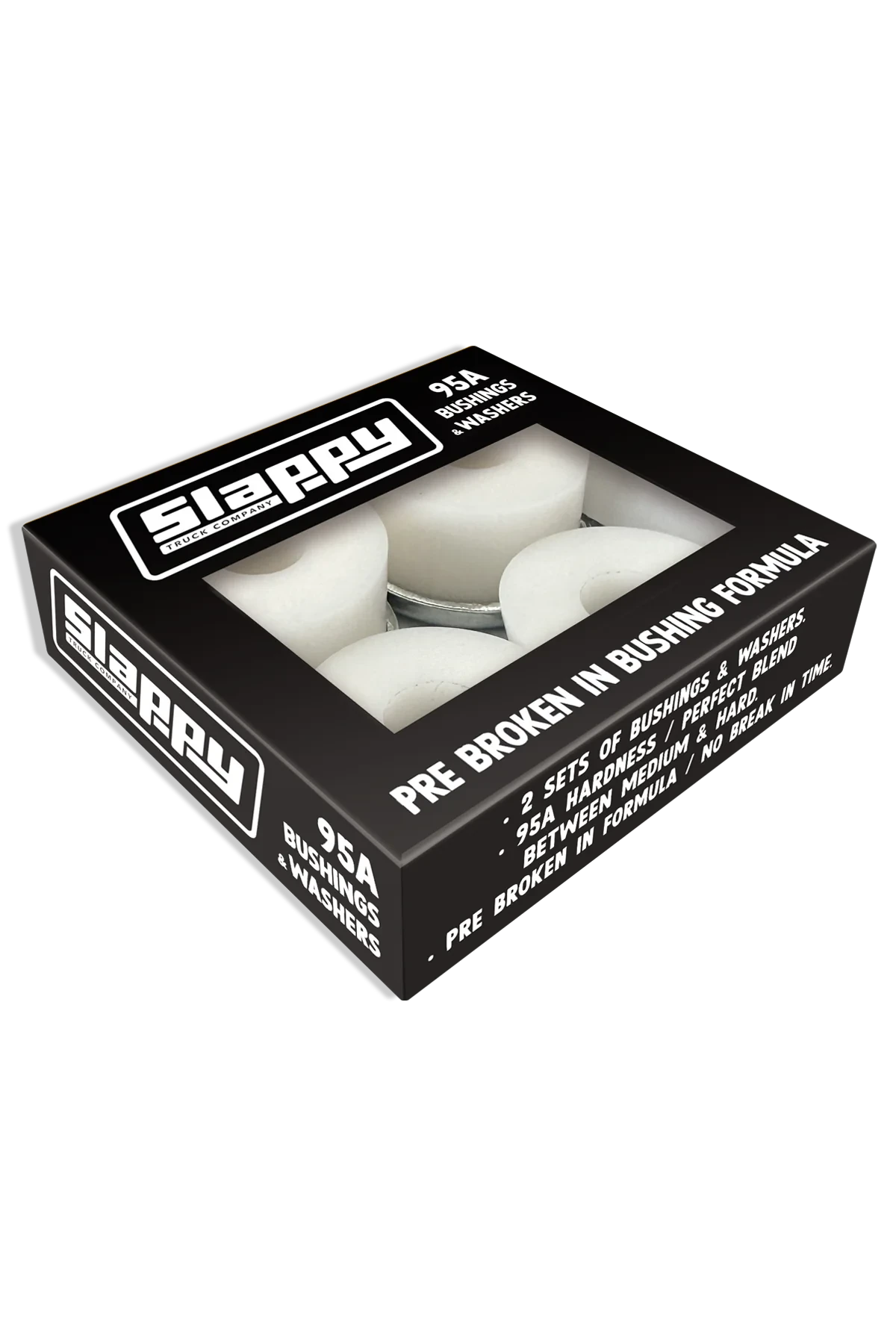 SLAPPY STANDARD BUSHING 95A SLAPPY STANDARD BUSHING 95A -Modern Skate Store SLP555017 Standard Bushing 95A White 1200
