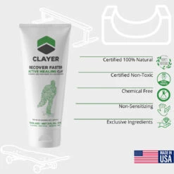CLAYER SKATEBOARDER FASTER RECOVERY -Modern Skate Store Skatedesc