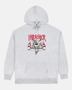 THRASHER X TOY MACHINE MONSTER-GRAM HOODIE