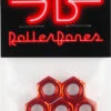 ROLLERBONES AXLE NUTS-8 PACK 2 ROLLERBONES AXLE NUTS-8 PACK -Modern Skate Store TNCAXL8R