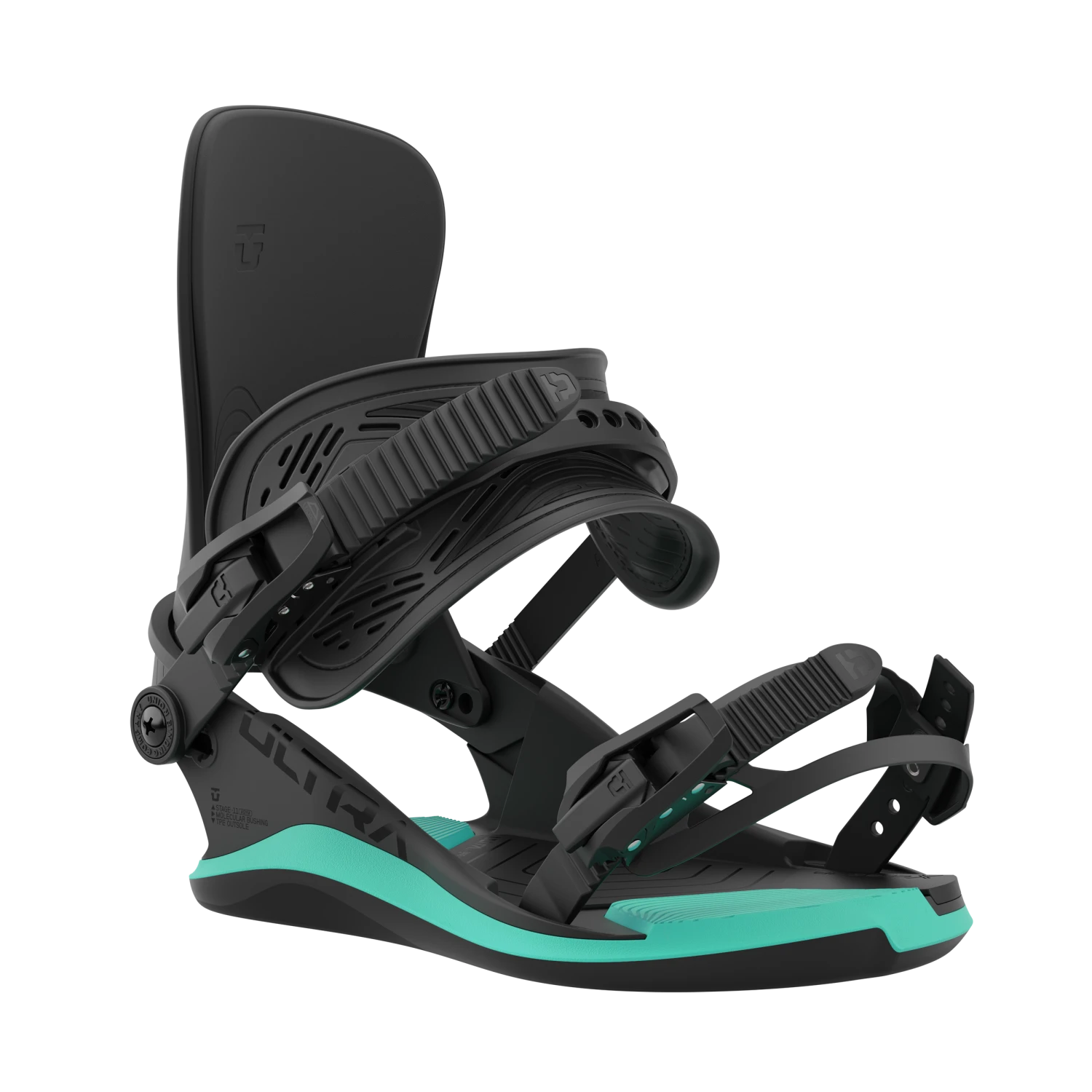 UNION ULTRA WOMEN'S SNOWBOARD BINDINGS UNION ULTRA WOMEN'S SNOWBOARD BINDINGS -Modern Skate Store UN 22 ULTRA WOMEN BLACK TIFFANY FRONT