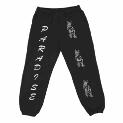 PARADISE BUNNY PIMP SWEATS -Modern Skate Store bunny pimp sweats front black