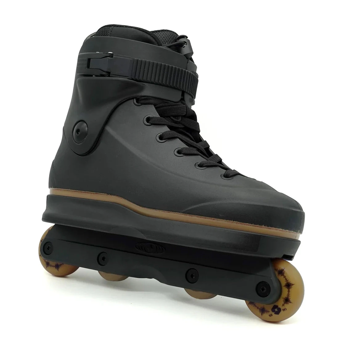 STANDARD OMNI V2 COMPLETE INLINE SKATE STANDARD OMNI V2 COMPLETE INLINE SKATE -Modern Skate Store complete angle black