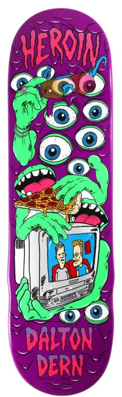 HEROIN SKATEBOARDS MUTATE OR DIE DECK -Modern Skate Store heroin dern mutate or die 875 skateboard deck