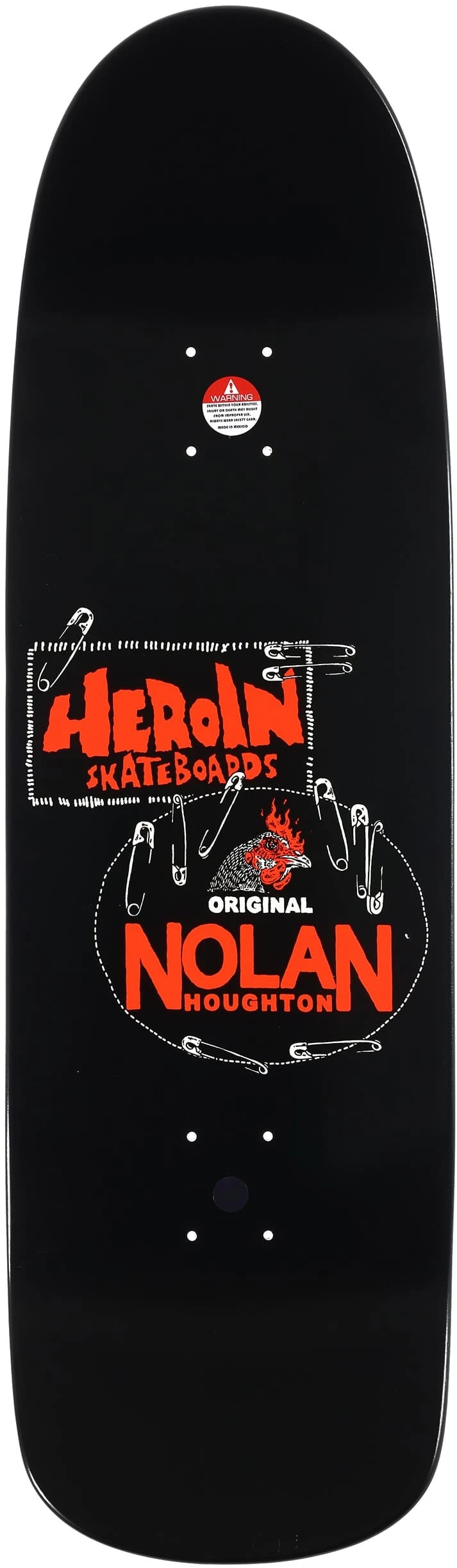 HEROIN NOLAN'S ORIGINAL SKATEBOARD DECK HEROIN NOLAN'S ORIGINAL SKATEBOARD DECK -Modern Skate Store heroin nolans original 96 skateboard deck top