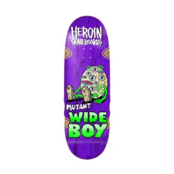 HEROIN SKATEBOARDS MUTANT WIDE BOY DECK