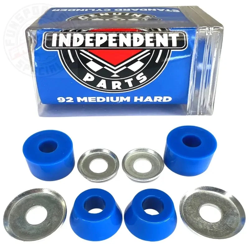 INDEPENDENT TRUCKS STANDARD 92A MEDIUM HARD CYLINDER BUSHINGS INDEPENDENT TRUCKS STANDARD 92A MEDIUM HARD CYLINDER BUSHINGS -Modern Skate Store independent standard cylinder cushings 92a medium hard blau