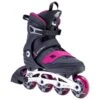 K2 Alexis 80 ALU Women's Inline Skate 2021-Pink/Black -Modern Skate Store k2 skate alexis 80 aluminium inline skates