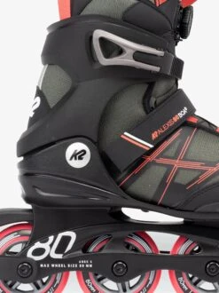 K2 ALEXIS 80 BOA INLINE SKATES 2022-GREY/CORAL -Modern Skate Store k2skates 2223 alexis 80 boa gray coral 3