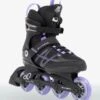 K2 ALEXIS 80 PRO INLINE SKATES 2022-BLACK/LAVENDER -Modern Skate Store k2skates 2223 alexis 80 pro black lavender 1