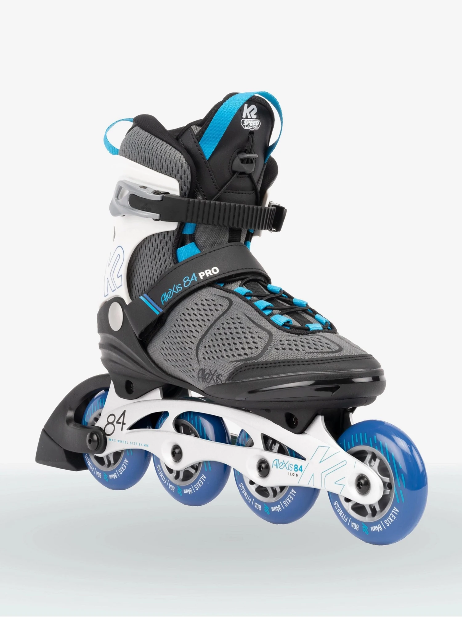 K2 ALEXIS 84 PRO INLINE SKATES 2022-GREY/BLUE K2 ALEXIS 84 PRO INLINE SKATES 2022-GREY/BLUE -Modern Skate Store k2skates 2223 alexis 84 pro gray blue 1 scaled