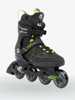 K2 F.I.T. 80 PRO INLINE SKATES 2022-BLACK/LIME GREEN