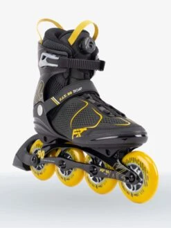 K2 F.I.T. 90 INLINE SKATES 2022-GREY/MUSTARD