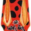 KROOKED LADYBUG PHANTOM SKATEBOARD DECK -Modern Skate Store krooked lady bug phantom 1102 ltd skateboard deck red metallic sparkle