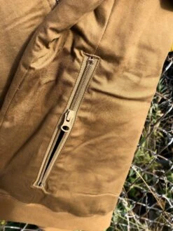 MODERN INSULATED PULLOVER HOODIE-COYOTE BROWN -Modern Skate Store modernwinterhoodiejacketzippercoyotebrown