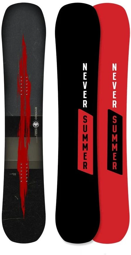 NEVER SUMMER COUGAR X MEN'S SNOWBOARD DECK NEVER SUMMER COUGAR X MEN'S SNOWBOARD DECK -Modern Skate Store never summer cougar x 165
