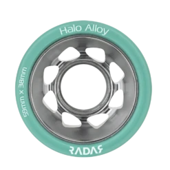 RIEDELL HALO ALLOY WHEELS 4 PK 5 RIEDELL HALO ALLOY WHEELS 4 PK -Modern Skate Store radar halo alloy 95A face XL