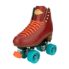 RIEDELL CREW ROLLER SKATE SET 1 RIEDELL CREW ROLLER SKATE SET -Modern Skate Store riedell crew crimson angle