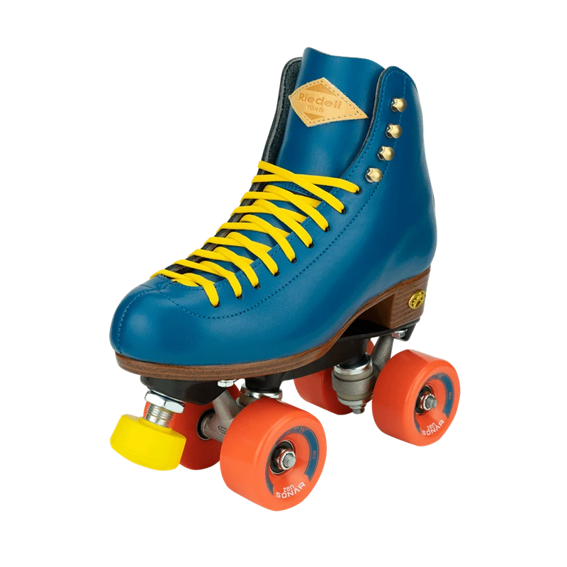 RIEDELL CREW ROLLER SKATE SET RIEDELL CREW ROLLER SKATE SET -Modern Skate Store riedell crew ocean angle