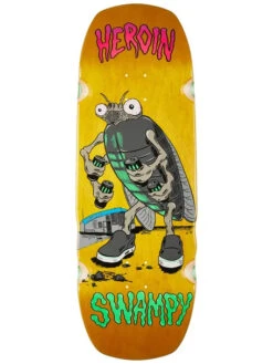 HEROIN SKATEBOARDS SWAMPY BUG DECK