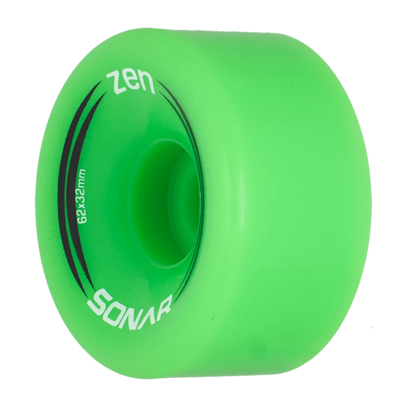 SONAR ZEN WHEELS 4PK SONAR ZEN WHEELS 4PK -Modern Skate Store sonar wheels zen green angle