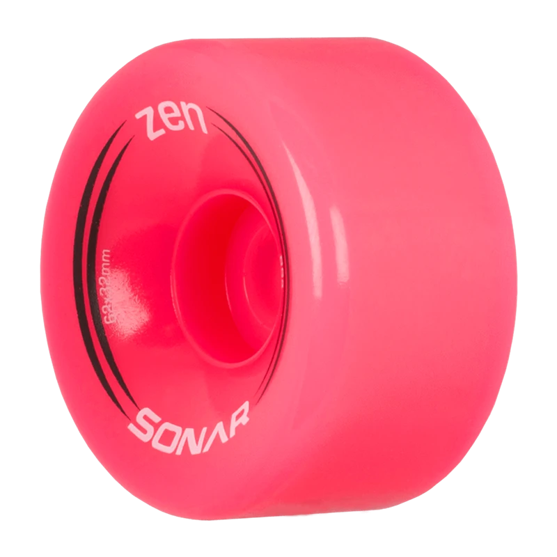 SONAR ZEN WHEELS 4PK SONAR ZEN WHEELS 4PK -Modern Skate Store sonar wheels zen pink angle