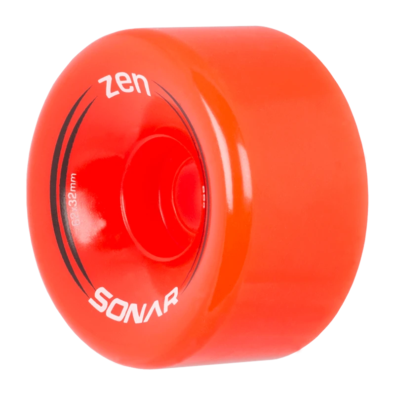 SONAR ZEN WHEELS 4PK SONAR ZEN WHEELS 4PK -Modern Skate Store sonar wheels zen red angle