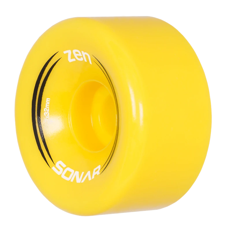 SONAR ZEN WHEELS 4PK SONAR ZEN WHEELS 4PK -Modern Skate Store sonar wheels zen yellow angle