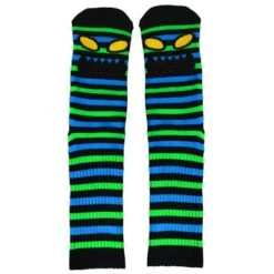 TOY MACHINE SOCKS 21 TOY MACHINE SOCKS -Modern Skate Store tm monsterface ministripe blkneonblu