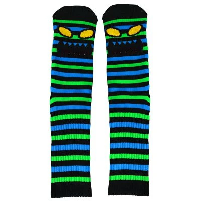 TOY MACHINE SOCKS TOY MACHINE SOCKS -Modern Skate Store tm monsterface ministripe blkneonblu