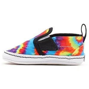 VANS SLIP-ON V CRIB KID'S SHOES VANS SLIP-ON V CRIB KID'S SHOES -Modern Skate Store vans in slip on v crib spiral tie dye military white 3s