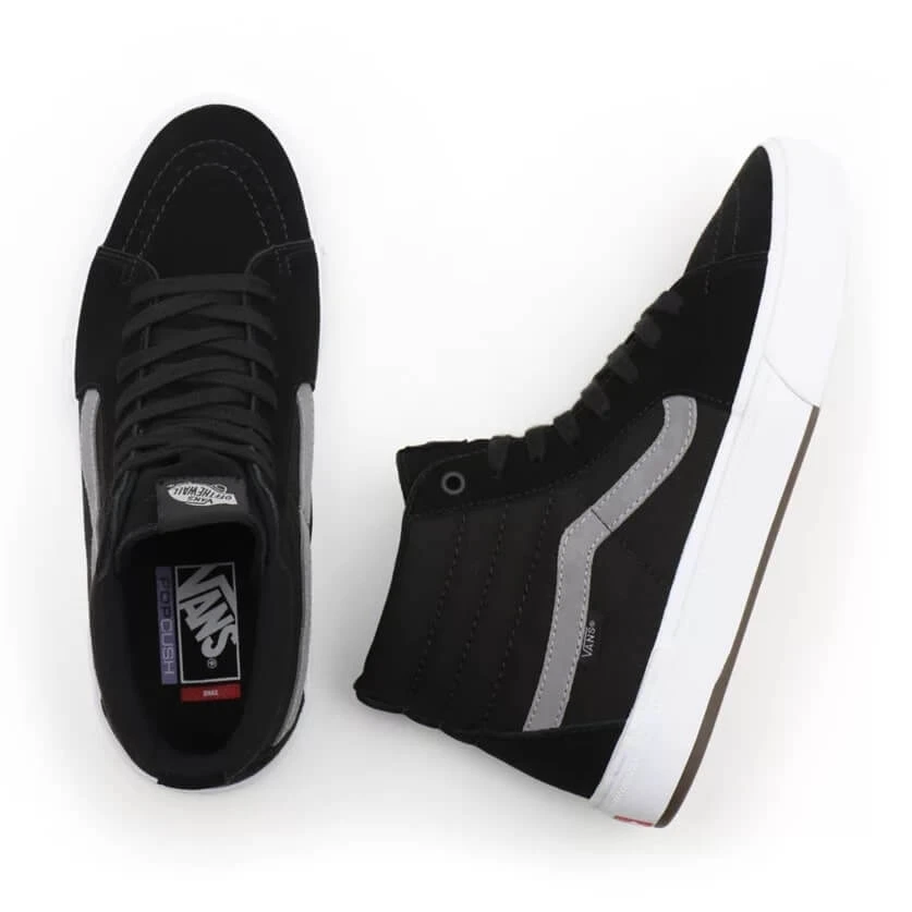 VANS BMX SK8-HI MEN'S SHOES VANS BMX SK8-HI MEN'S SHOES -Modern Skate Store vans shoes bmx sk8 hi black gray white VN0A5JIQ9BG 2