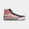 VANS SKATE SK8-HI REISSUE '84 SHOES -Modern Skate Store vans skate sk8 hi reissue grosso 84 black red check vn0a5kyr428
