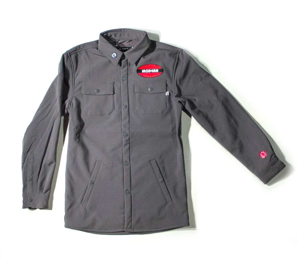 CANDYGRIND x MODERN TECH WORKSHIRT - GREY CANDYGRIND X MODERN TECH WORKSHIRT - GREY -Modern Skate Store workshirt