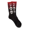 ZERO 3 SKULL BLOOD SOCKS -Modern Skate Store zero 3 skull blood sock black